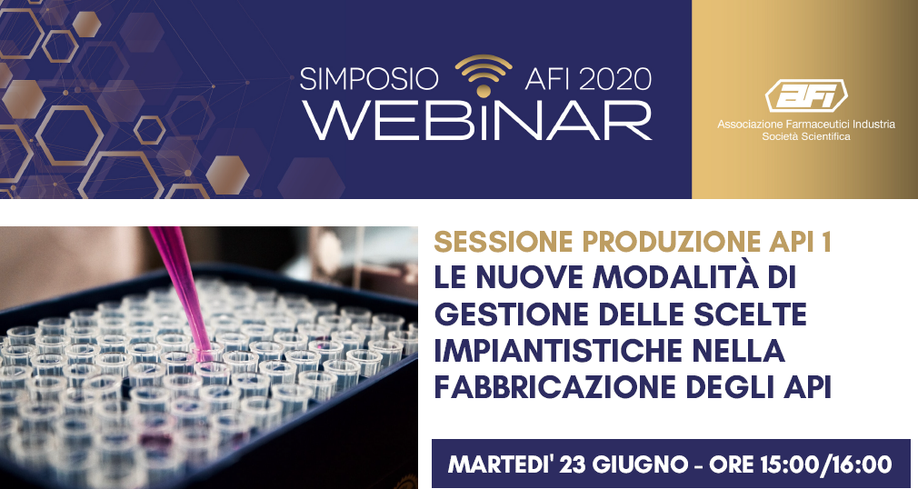 SIMPOSIO AFI DIGITAL – SESSIONE PRODUZIONE API 3 – NITROSAMINES INDUSTRIAL CHEMISTRY: A TOOL FOR A COMMON UNDERSTANDING BETWEEN API & PHARMA