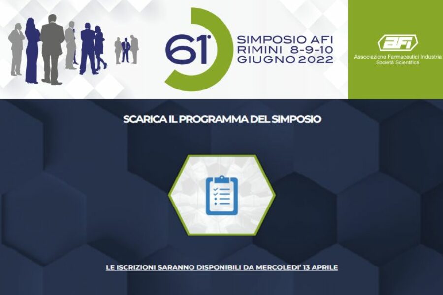 IL PROGRAMMA DEL SIMPOSIO È ONLINE