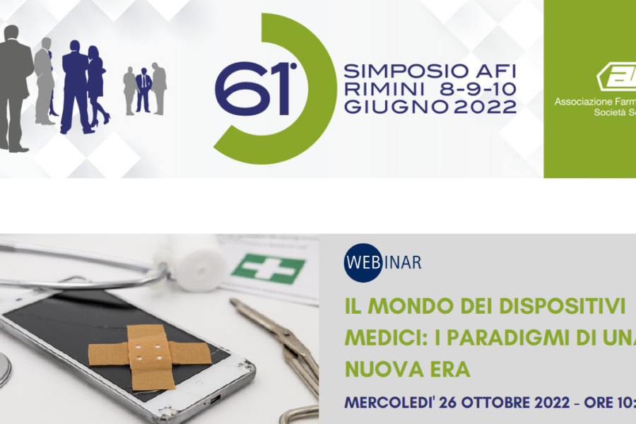 61° SIMPOSIO AFI – SESSIONE WEBINAR DISPOSITIVI MEDICI