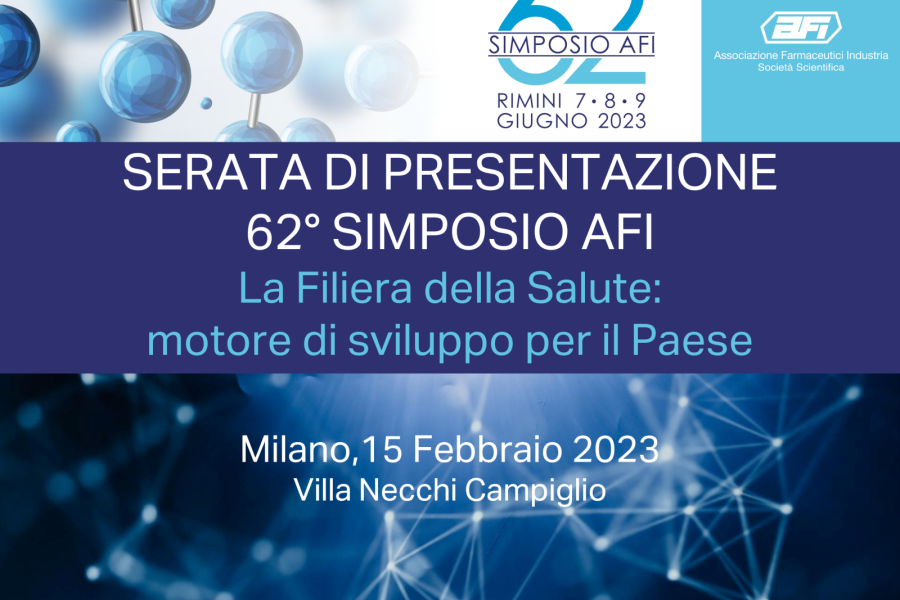 62° SIMPOSIO AFI – SERATA DI PRESENTAZIONE