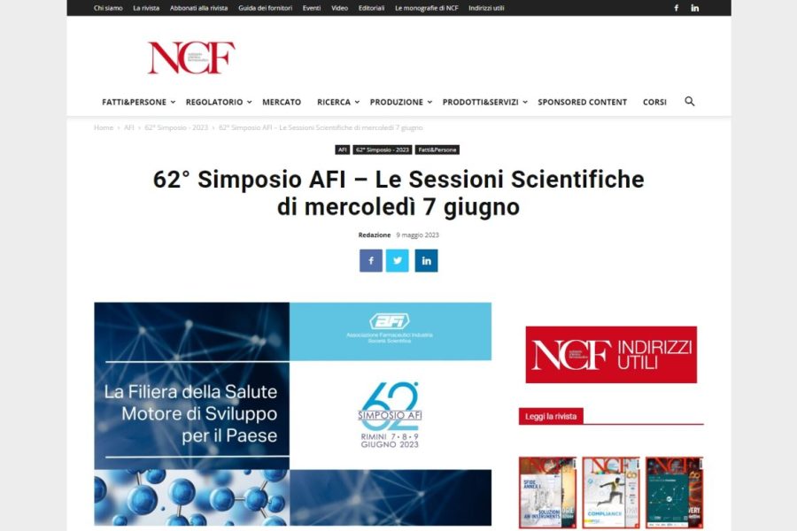 NCF – Le Sessioni Scientifiche della prima giornata