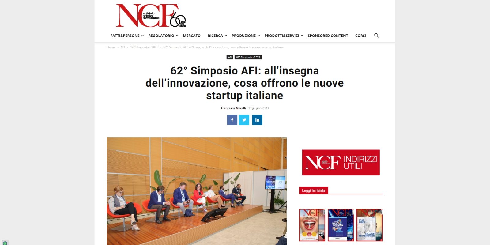 NCF – Piazza delle Startup