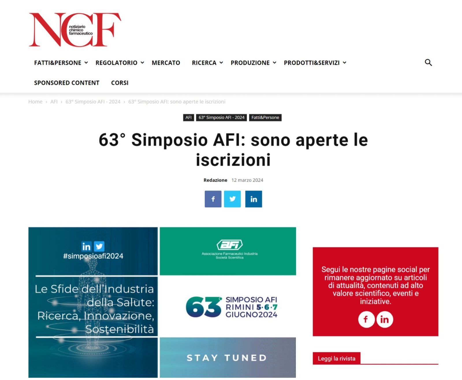 NCF – ARTICOLO