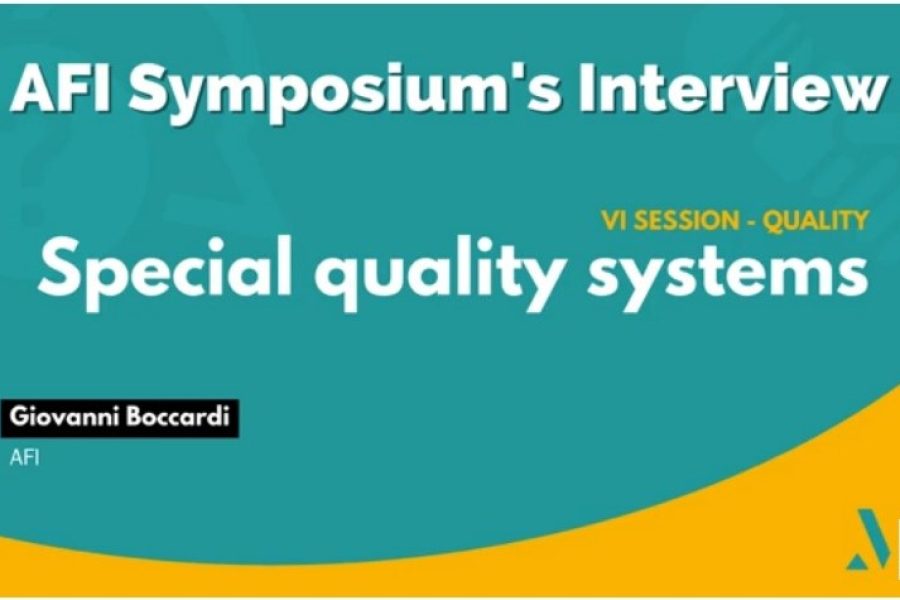 MAKING LIFE – Intervista a Giovanni Boccardi – Sessione VI – SISTEMI DI QUALITA’ SPECIALI