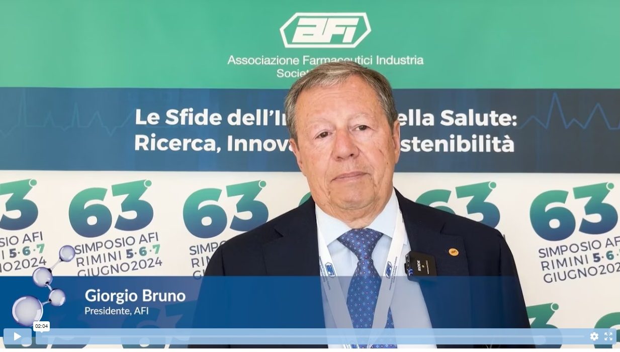 INNLIFES – Intervista a Giorgio Bruno – “63° Simposio AFI: le Sfide dell’Industria della Salute”