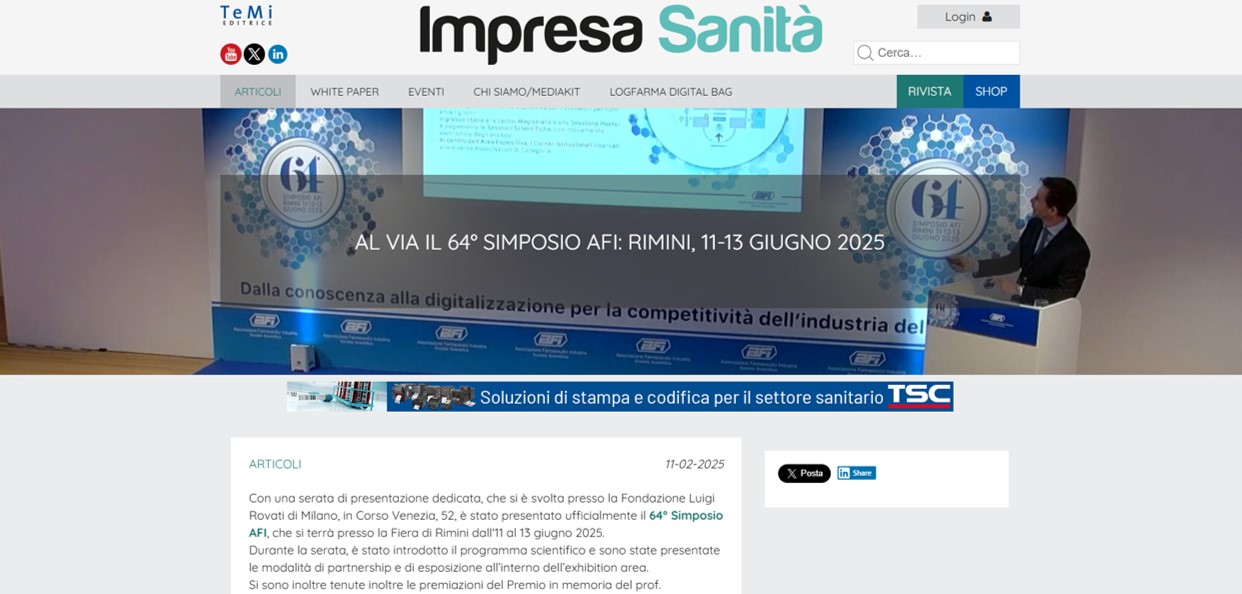 IMPRESA SANITÁ – ARTICOLO