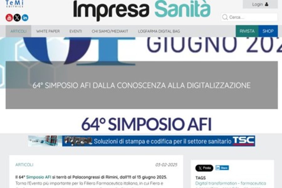 IMPRESA SANITÁ – ARTICOLO