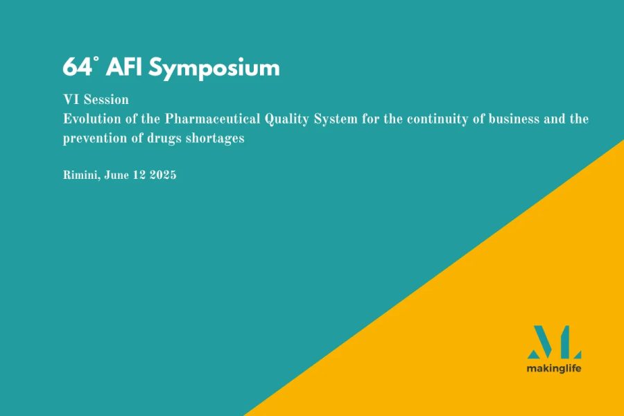 64° Simposio AFI – MAKING LIFE – Intervista ad Alessandro Regola – Sessione VI – QUALITA’