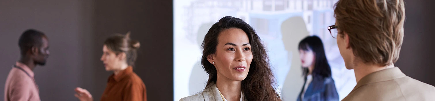 Stand espositivo al Simposio AFI Scientifica con espositori che presentano prodotti e tecnologie al pubblico professionale